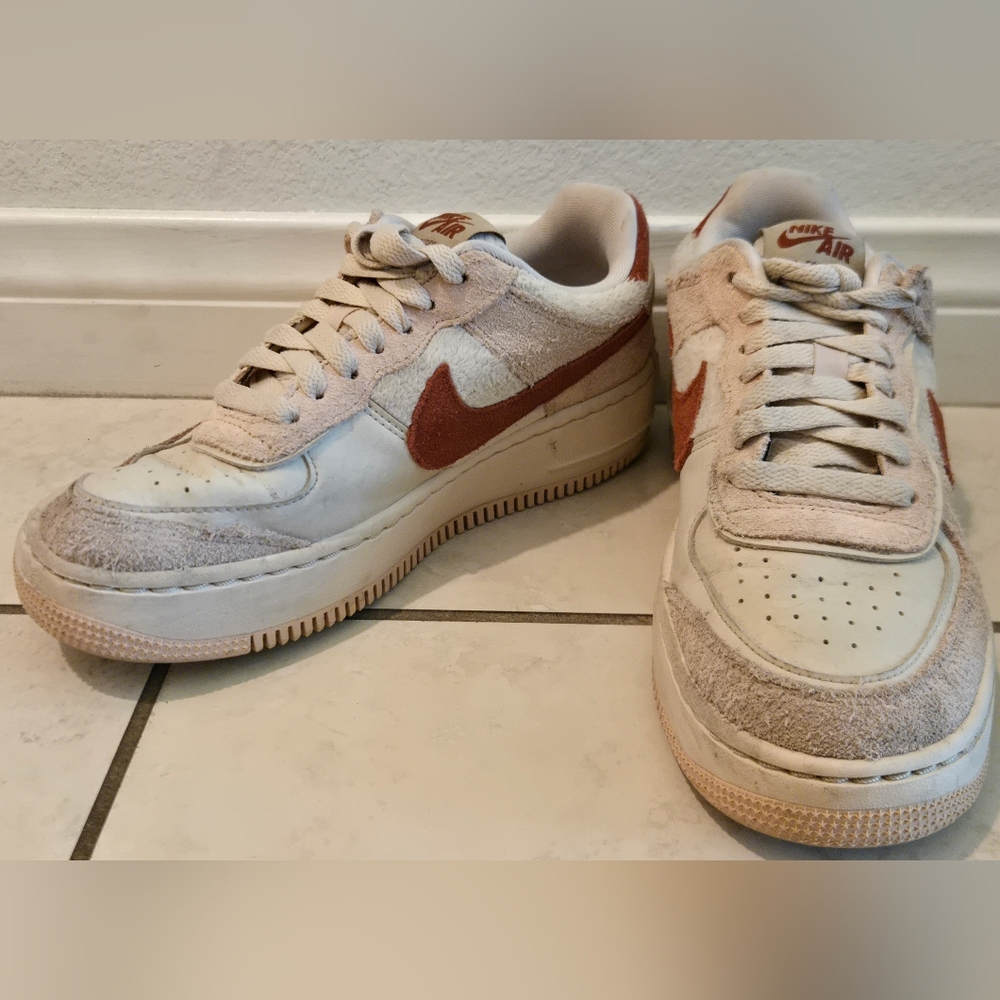 Nike AF1 Air Force 1 Shadow Shimmer Mars Women 6US DZ4705-200
